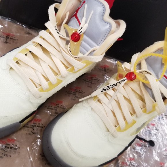 Air Jordan 5 Retro SP Off-White DH8565 100 Size 6.5 main image 4